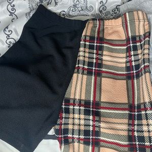 Half plaid shorts